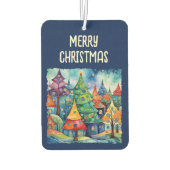 Weihnachtsbaum in abstrakter Kunst 8 - Fanspass Autolufterfrischer (Rückseite)