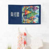 Weihnachtsbaum in abstrakter Kunst 8 - Fanspass Banner (Insitu)