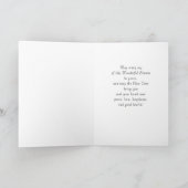 Weihnachtsbaum in Chicago Weihnachtskarte Feiertagskarte (Innenseite)