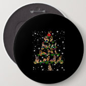 Weihnachtsbaum in Deutschland mit Lichteinfall Button (Vorne & Hinten)