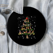 Weihnachtsbaum in Deutschland mit Lichteinfall Button (Beispiel)