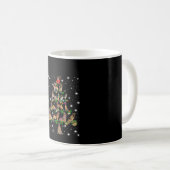 Weihnachtsbaum in Deutschland mit Lichteinfall Kaffeetasse (VorderseiteRechts)