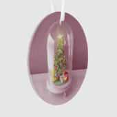 Weihnachtsbaum in einem Glaskuppel Ornament (Vorderseite)