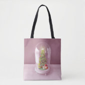 Weihnachtsbaum in einem Glaskuppel Tasche (Vorderseite)