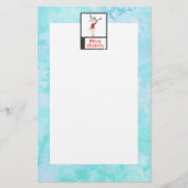 Weihnachtsbaum in einem üppigen Pullover Briefpapier (Vorderseite)