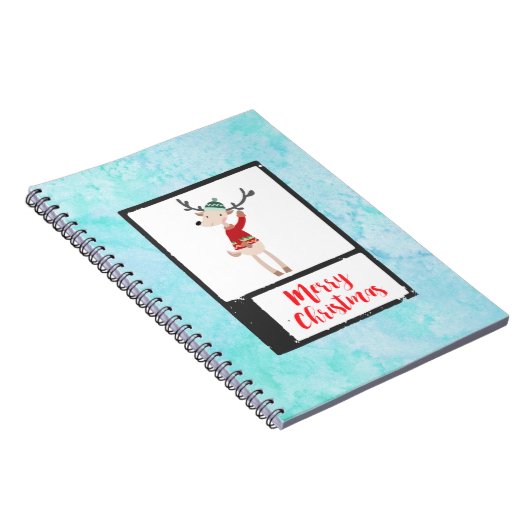 Weihnachtsbaum in einem üppigen Pullover Notizblock (Rechte Seite)