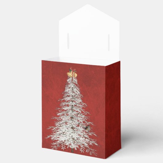 Weihnachtsbaum in Rot Geschenkschachtel (Geöffnet)