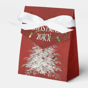Weihnachtsbaum in Rot Geschenkschachtel