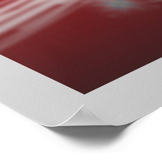 Weihnachtsbaum in schick Weihnachten Poster (Ecke)