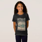 Weihnachtsbaum in Snowy Landschaft T-Shirt (Vorne ganz)