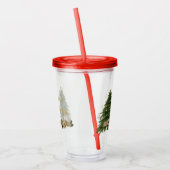 Weihnachtsbaum Individuelle Name Acylic Tumbler Acryltrinkbecher (Links)