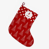 Weihnachtsbaum-Individuelle Name Großer Weihnachtsstrumpf (Vorderansicht (hängend))