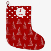 Weihnachtsbaum-Individuelle Name Großer Weihnachtsstrumpf (Vorderseite)