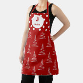 Weihnachtsbaum-Individuelle Name Schürze (InSitu)