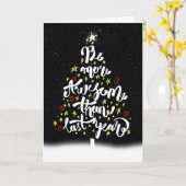 Weihnachtsbaum Inspiration Zitat Karte (Gelbe Blume)