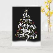 Weihnachtsbaum Inspiration Zitat Karte (Gelbe Blume)