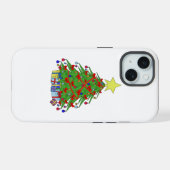 Weihnachtsbaum iPhone 15 Hülle (Rückseite (Horizontal))