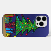 Weihnachtsbaum iPhone Hülle (Rückseite (Horizontal))