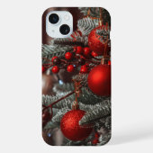 Weihnachtsbaum iPhone Hülle (Rückseite)