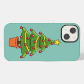 Weihnachtsbaum iPhone Hülle (Rückseite (Horizontal))