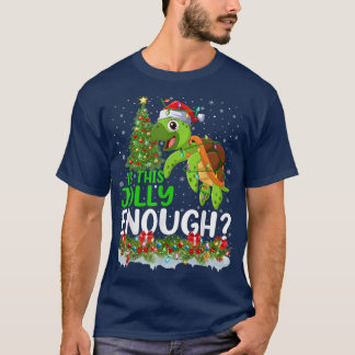 Weihnachtsbaum ist dieser Jolly genug Meeresschild T-Shirt