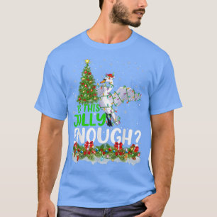 Weihnachtsbaum ist dieses fröhlich genug Schneegän T-Shirt