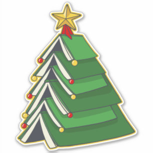 Weihnachtsbaum IV Aufkleber