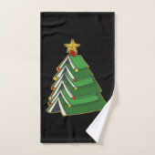 Weihnachtsbaum IV Badhandtuch Set (Handtuch)