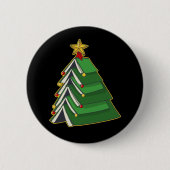 Weihnachtsbaum IV Button (Vorderseite)