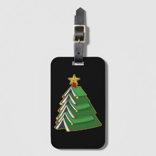 Weihnachtsbaum IV Gepäckanhänger (Vorderseite Vertikal)