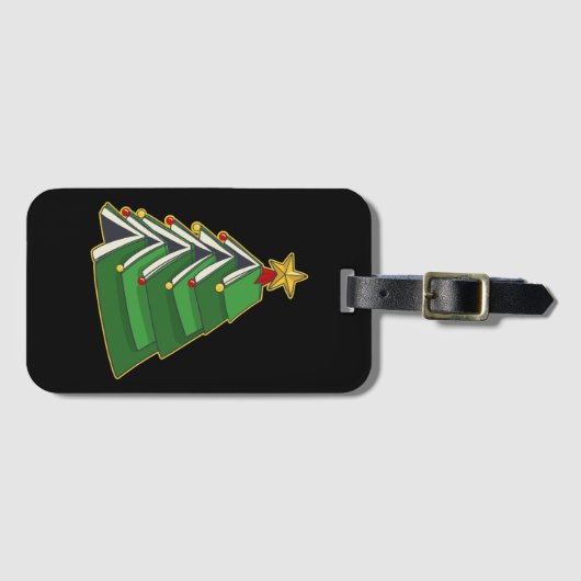 Weihnachtsbaum IV Gepäckanhänger (Vorderseite (Horizontal))