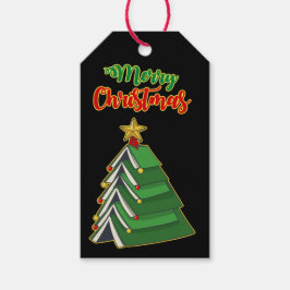 Weihnachtsbaum IV Geschenkanhänger