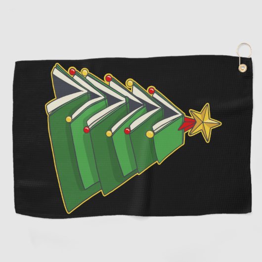 Weihnachtsbaum IV Golfhandtuch (Horizontal)