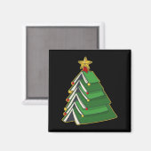 Weihnachtsbaum IV Magnet (Vorderseite/Rückseite)
