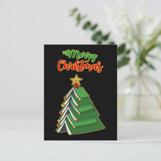 Weihnachtsbaum IV Postkarte (Stehend Vorderseite)