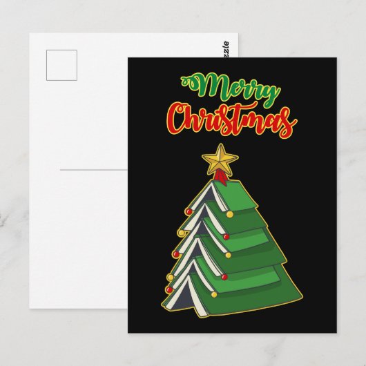 Weihnachtsbaum IV Postkarte (Vorne/Hinten)
