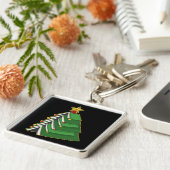 Weihnachtsbaum IV Schlüsselanhänger (Seite)