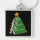 Weihnachtsbaum IV Schlüsselanhänger (Vorne)