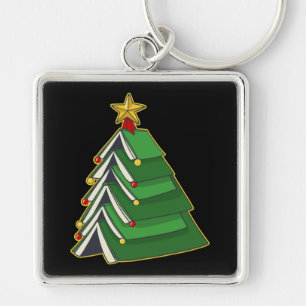 Weihnachtsbaum IV Schlüsselanhänger