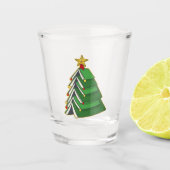 Weihnachtsbaum IV Schnapsglas (Vorderseite)