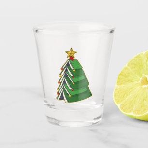 Weihnachtsbaum IV Schnapsglas