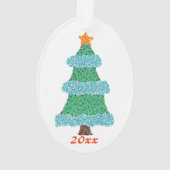 Weihnachtsbaum Jahr 20xx Ornamente (Rückseite)