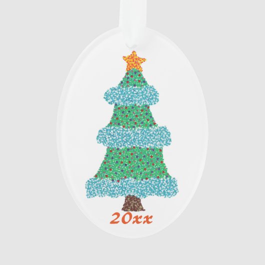 Weihnachtsbaum Jahr 20xx Ornamente (Rückseite)