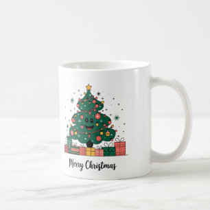 Weihnachtsbaum Jahresgrüße Kaffeetasse