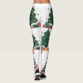 Weihnachtsbaum Jahresgrüße Leggings (Rückseite)