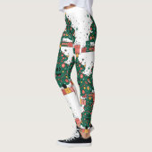 Weihnachtsbaum Jahresgrüße Leggings (Links)