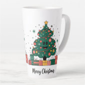 Weihnachtsbaum Jahresgrüße Milchtasse (Rechte Ecke)