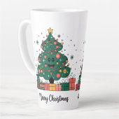 Weihnachtsbaum Jahresgrüße Milchtasse (Linke Ecke)