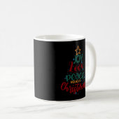 Weihnachtsbaum Joy Liebe Peace Kaffeetasse (VorderseiteRechts)