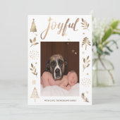 Weihnachtsbaum Joyful Foto Weihnachten (Stehend Vorderseite)